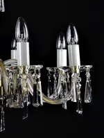 KRISTALL KRONLEUCHTER LW507080100G -  Kerzendetail
