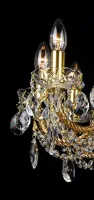 Kristall-Gold-Kronleuchter LLCH10-COATED-CRYSTAL-D -Detail 