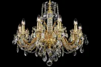 Kronleuchter Gold Kristall LLCH10-COATED-CRYSTAL-D