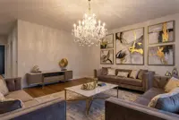 Kristall Kronleuchter EL1168+4+401PB