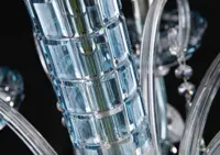 Kristall blauer Kronleuchter  EL619811 - Detail