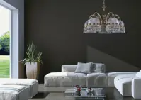 Messingsluster mit behängen L329CE  für Wohnzimmer