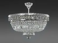 Deckenleuchte Korb  EL716905 - silber 
