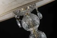 Tischlampe mit Kristallfuß ES137102-2PB