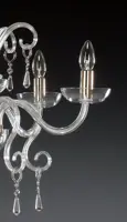 Glas Kronleuchter glatt  AL058 - Kerzendetail