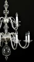 Glas Kronleuchter glatt LW513120100G - Detail 