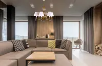 Kronleuchter mit Schirm  L321CE für Wohnzimmer