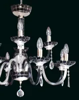 Glas Kronleuchter farbig EL6138+418