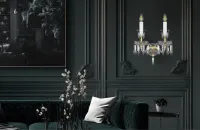 Kristall Wandleuchte EN6762W03AD1