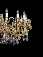 Gussmessing-Kronleuchter Luxus L367CLN