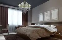 Luxus Kronleuchter mit Schirm LW169182101 für Schlafzimmer