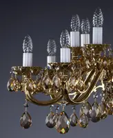 Luster mit bunten Behängen L349B 8006