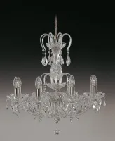 Kronleuchter aus Geschliffenem Kristall  EL660819 - silber 