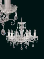 Kronleuchter aus Geschliffenem Kristall EL681601 - silber 