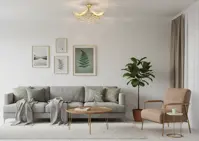 Deckenleuchte eckig L245CLN