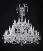Luxus kristall kronleuchter EL1023201PB  – silber