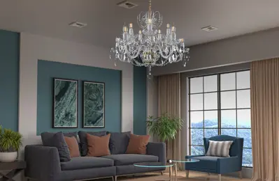 Moderner Kristallkronleuchter für das Wohnzimmer 