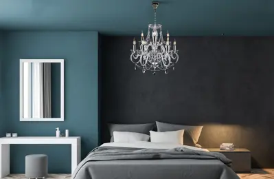 Kristallkronleuchter für das Schlafzimmer