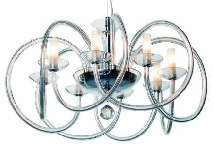 Design Kronleuchter Tourbillon 8/I. Ni
