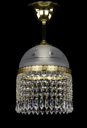 Messingsluster mit Behängen L331CLN