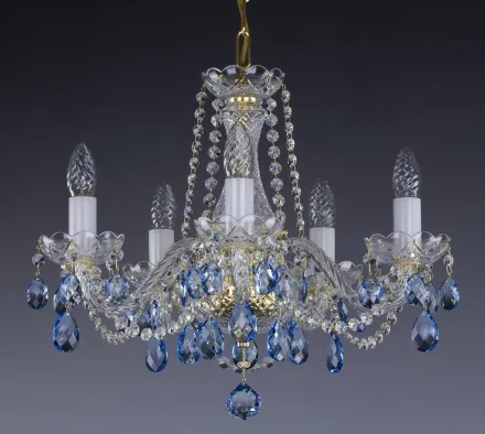 Luster mit bunten Behängen L083B 6006