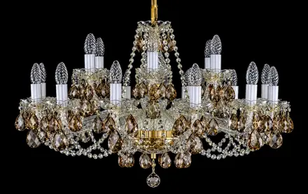 Luster mit bunten Behängen L058B 8008