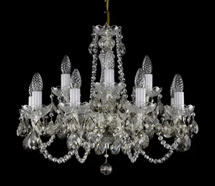 Luster mit bunten Behängen L074B 8007