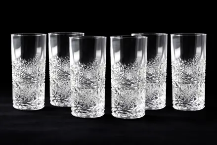 Geschliffene Gläser 6 Stk. 50 ml BLPK500