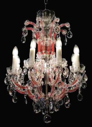 Kronleuchter Maria Theresia BXL10931R208red