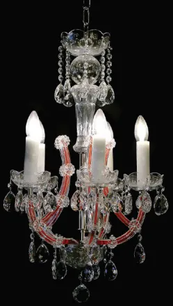 Kronleuchter Maria Theresia BXL10932R205red
