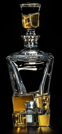 Karaffe aus Glas BG26107-gold