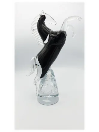 Glasfigur - Pferd JA/KUP/BL