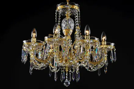 Kronleuchter gold LLCH08-CRYSTAL-GOLD