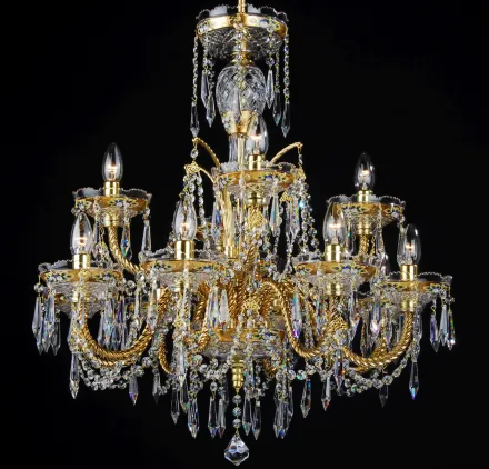 Kronleuchter gold LLCH12-CRYSTAL-GOLD