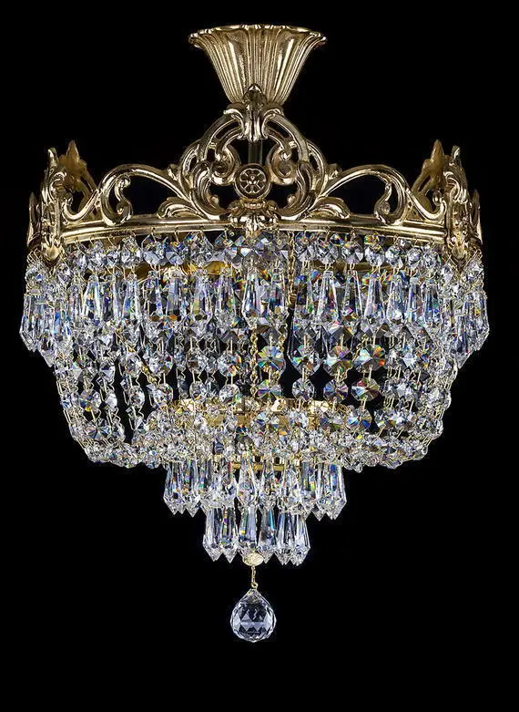 Messingsluster mit Behängen L375CLNT