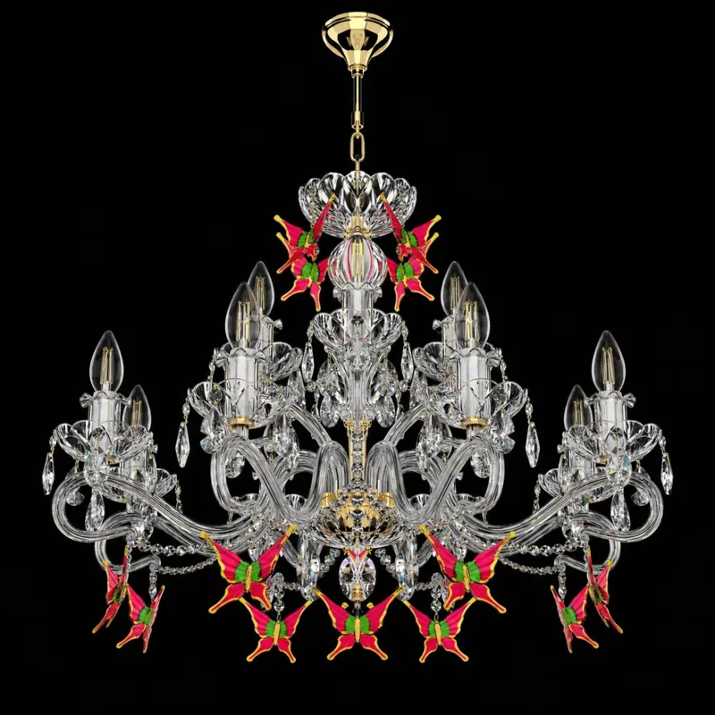 Design Kronleuchter EL1651202PB BUTTERFLY