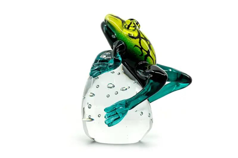 Glasfigur - Frosch JA/ZA/ZE