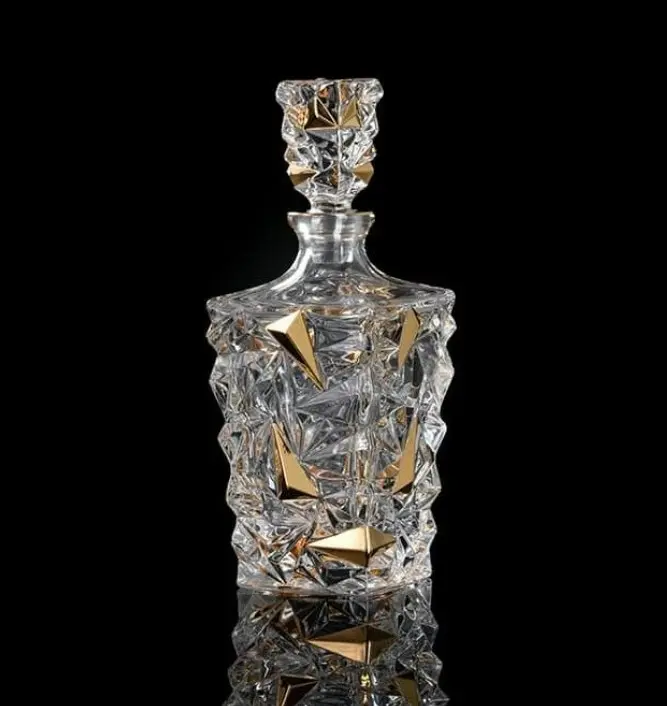 Karaffe aus Glas BG15107-01-gold