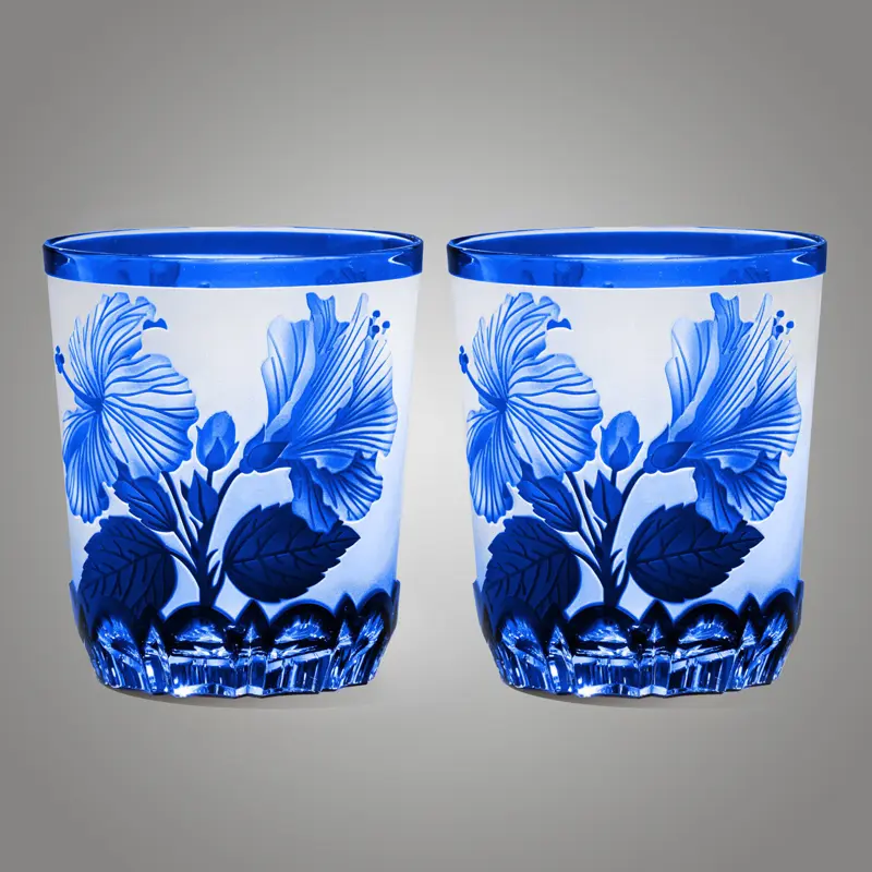 Kristallgläser blau Set 2 St. SEB22034320I