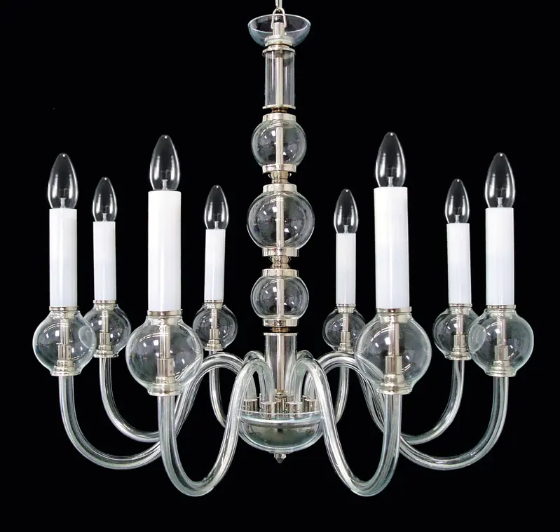 Glas Kronleuchter glatt EL430800 Glas Kronleuchter glatt EL430800