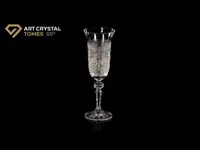 Flöte aus geschliffenem Glas 2st. 12116-150ml