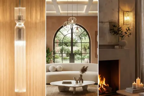 Kristall im modernen Interieur