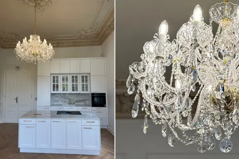 Jugendstil-Juwel im Glanz böhmischen Kristalls