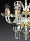 Clear Glass Chandelier AL059 - detail 