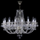 Cut glass crystal chandelier  L021CE - silver 