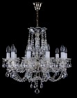 Cut glass crystal chandelier  L023CE - silver