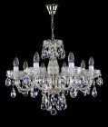 Cut Glass Crystal Chandelier L037CE - silver