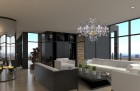 Living Room  Cut Glass Crystal Chandelier L037CE 