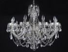 Cut glass crystal chandelier  LW121102200G  - silver 