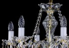 Lámpara de araña de cristal tallada L031CE - detalle